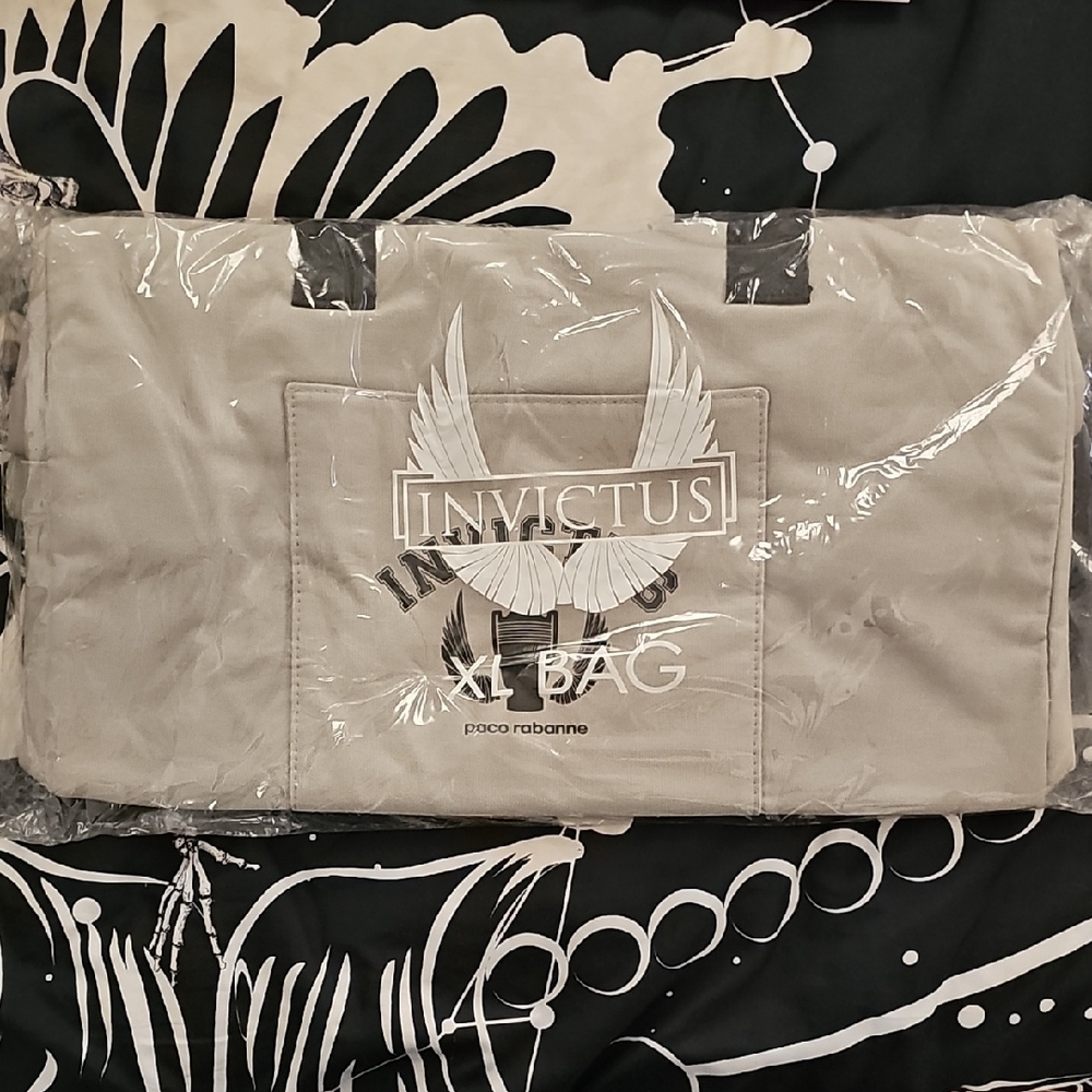 Invictus by Paco Rabanne Gray Bag